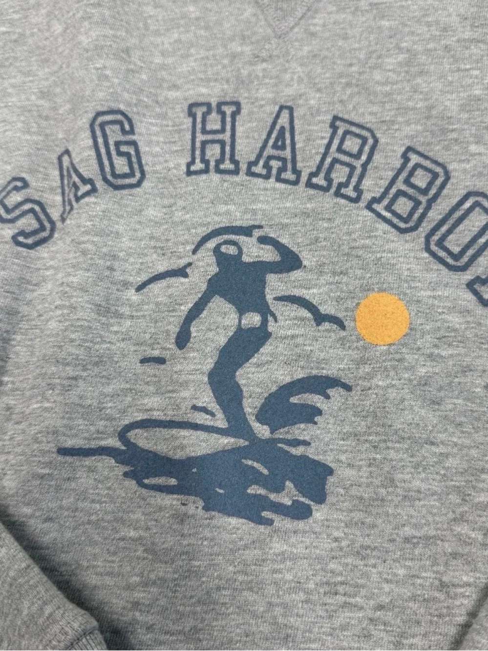Faherty Sag Harbor Men's Gray Crewneck Sweatshirt